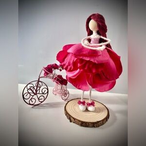 Handmade macrame doll